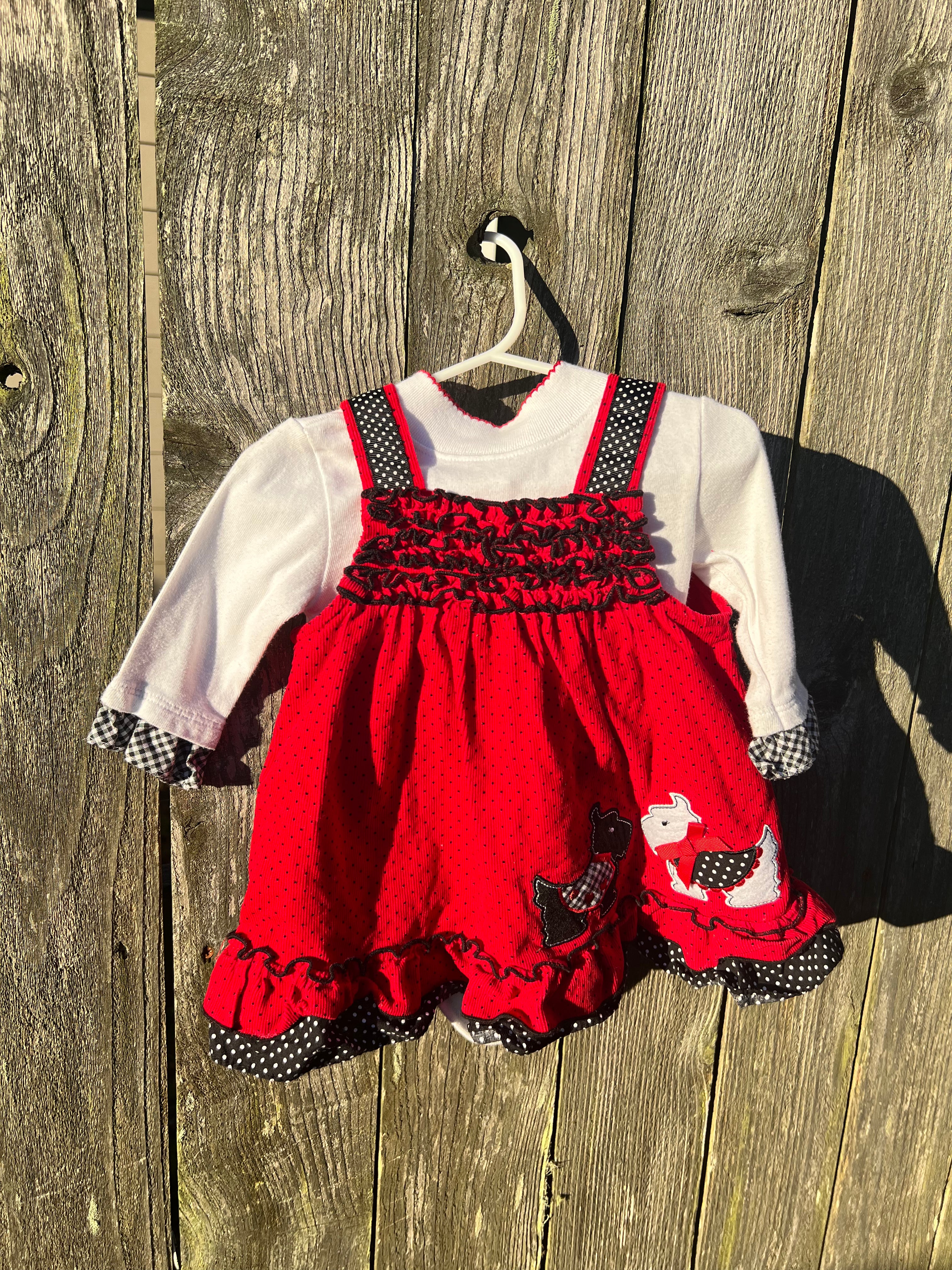 Vintage Baby Girl Dress Set